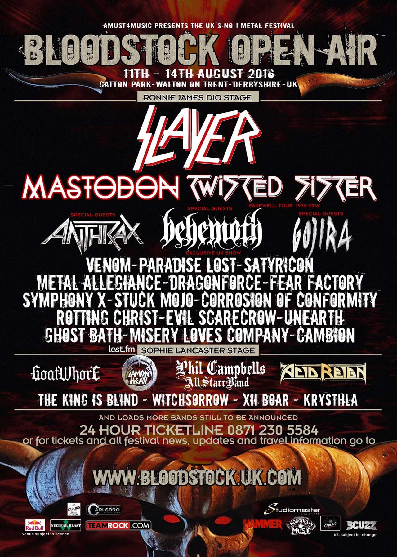 Diamond Head, Misery Loves Company And More For Bloodstock Festival 