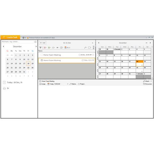 You can manage projects and tasks with LeaderTask's extensive set of to-do list tools.