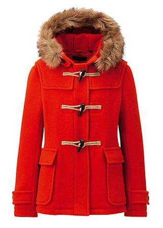 Uniqlo duffle coat, £49.90
