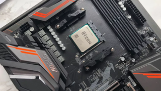 Gigabyte AORUS motherboard with AMD CPU