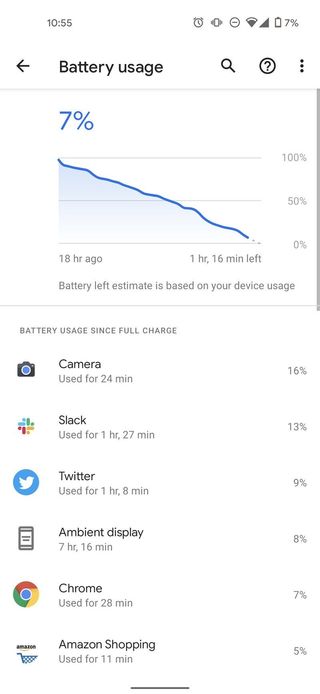 P5 Battery Screenshots