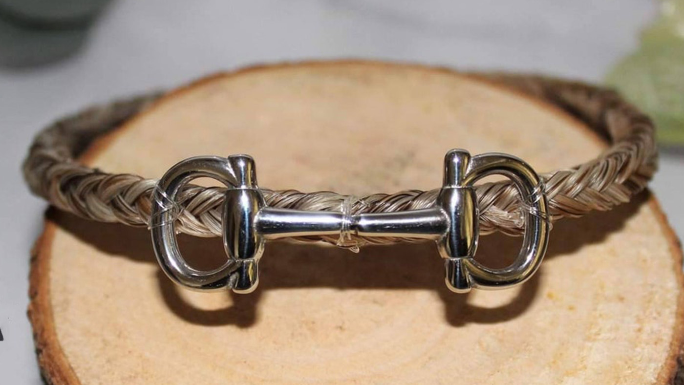 horse hair keepsake bracelet