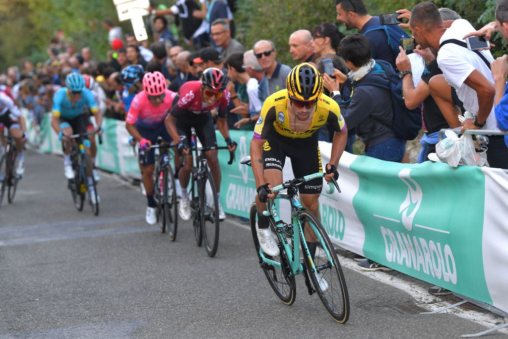 Roglic launches his race-winning attack