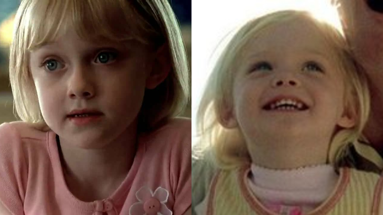 Dakota And Elle Fanning in I Am Sam