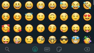 WhatsApp Dark Mode Emoji