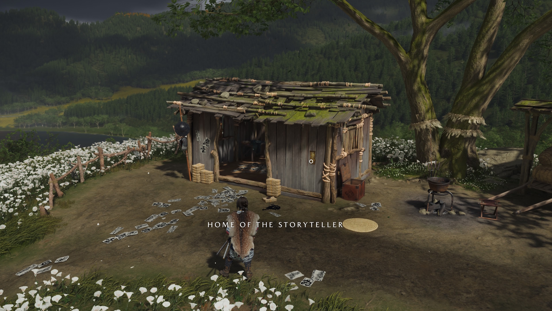 Ghost of Yotei screenshot of the Home of the Storyteller