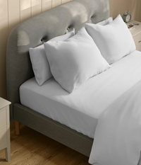 Pure Cotton 300 Thread Count Fitted Sheet | was from £29.50 now from £16.00 at Marks &amp; Spencer
