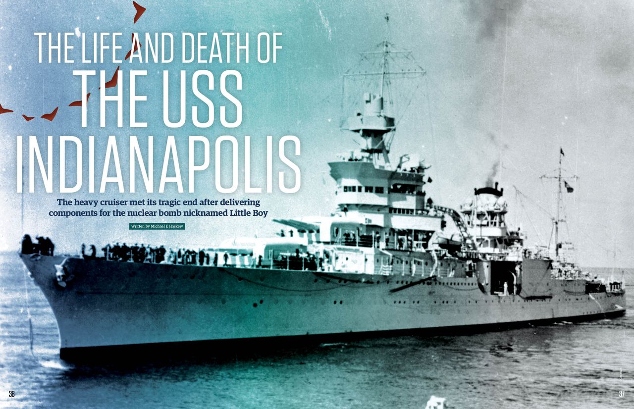 USS Indianapolis, All About History spread