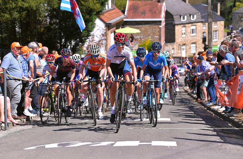 Cecilie Uttrup Ludwig of Denmark and Cervelo-Bigla Pro Cycling Team / Anna Van Der Breggen of The Netherlands and Boels - Dolmans at Fleche Wallonne 2018