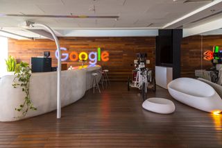 Interior view of Google Office in Tel Aviv