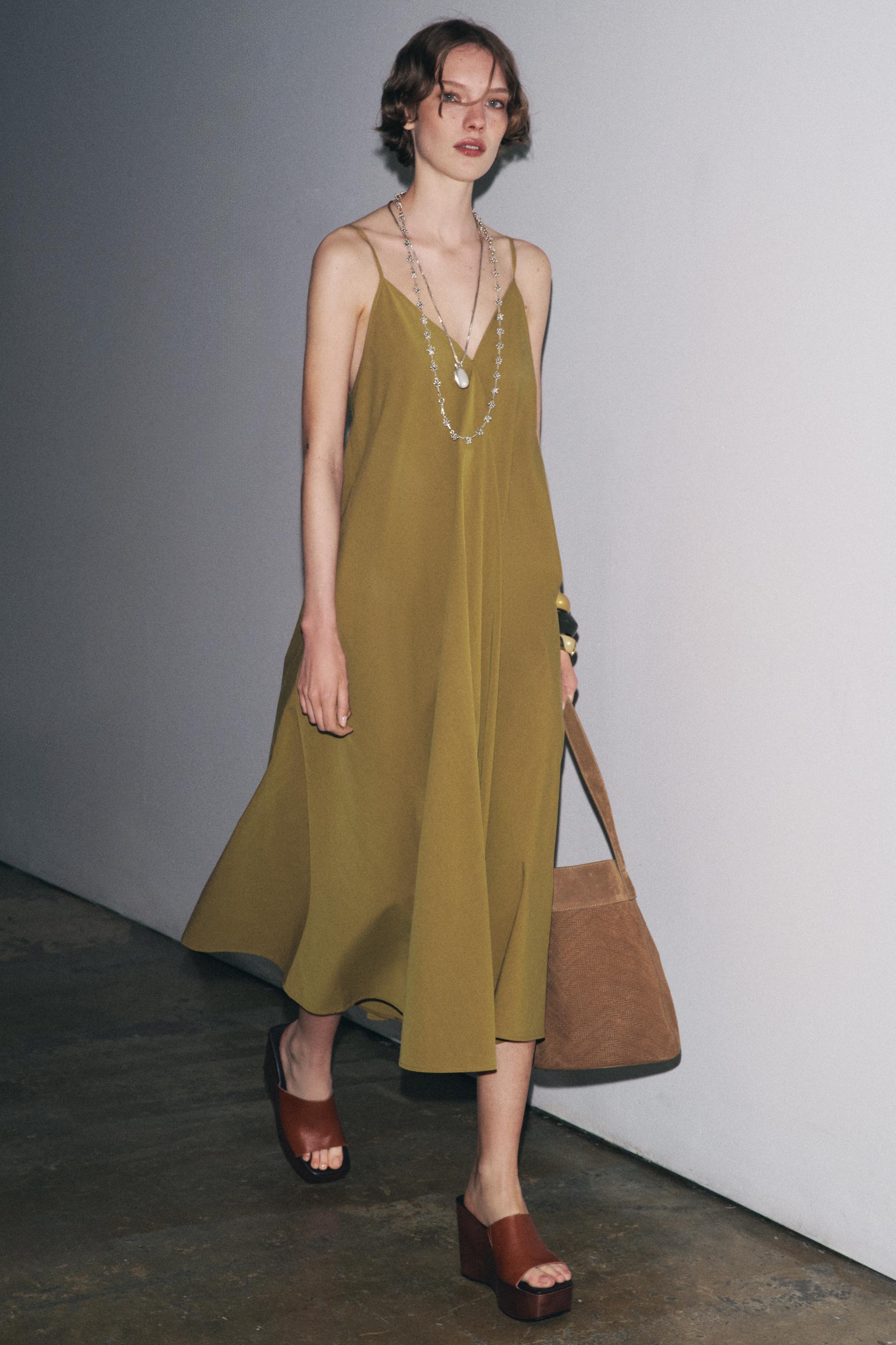 Zw Collection Strappy Midi Dress