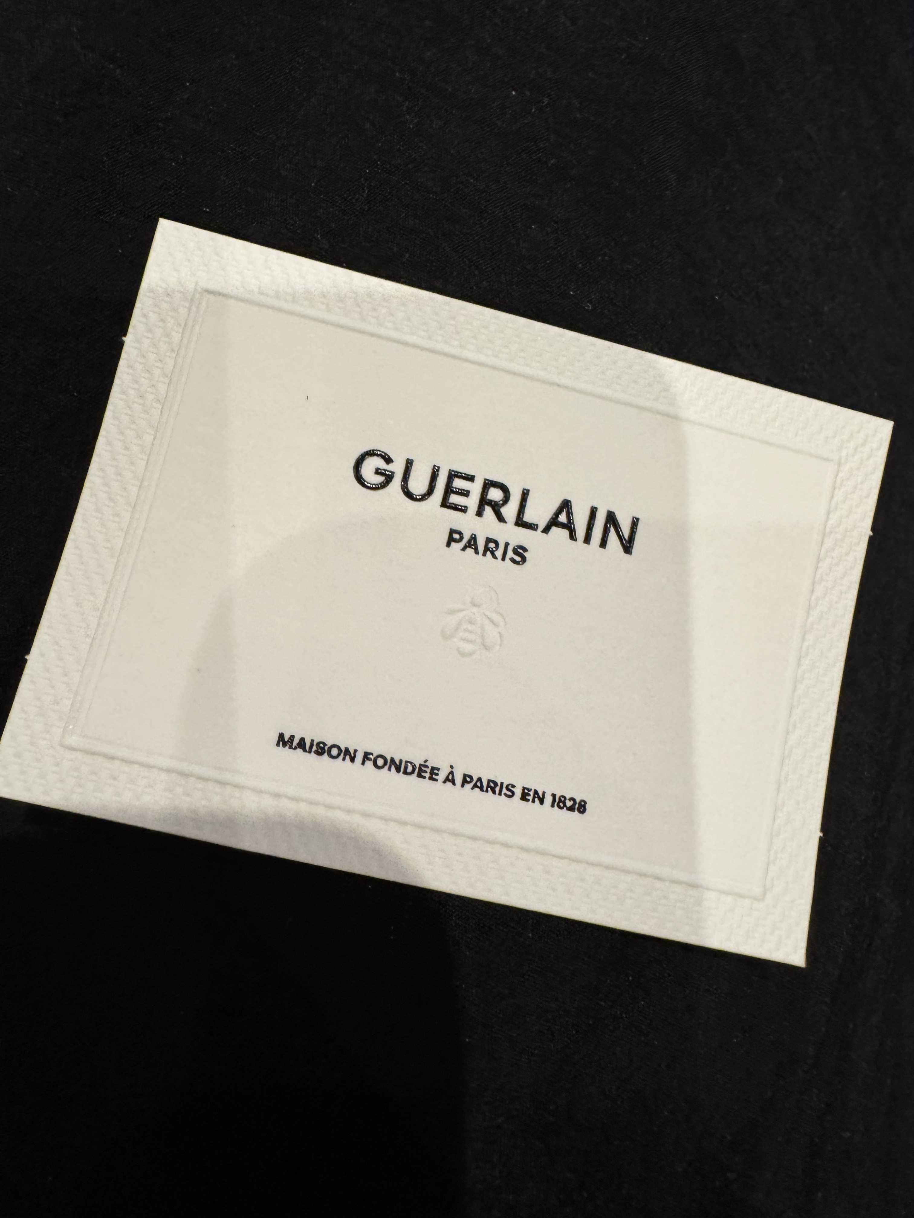 Guerlain tester with L'Huele Bleue Eau de Parfum.