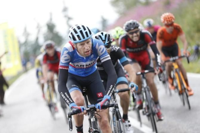 Ryder Hesjedal (Garmin Sharp) was aggressive on the final climb