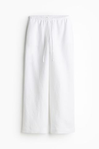 H&M, Linen-Blend Trousers