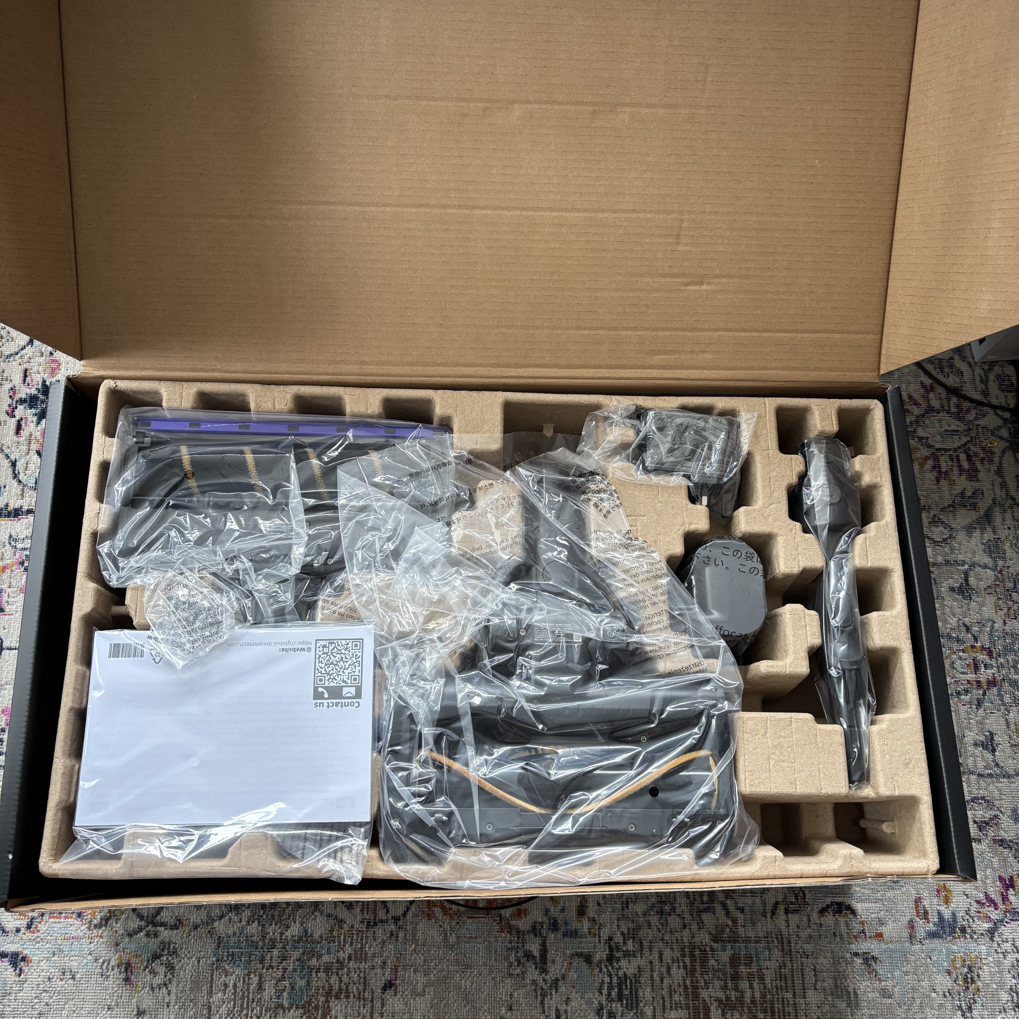 Dreame V20 Pro Cordless Stick Vacuum unboxing contents