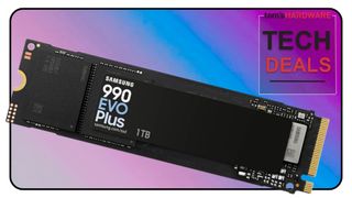 Tech Deals cover featuring a Samsung 990 Evo Plus 1TB SSD