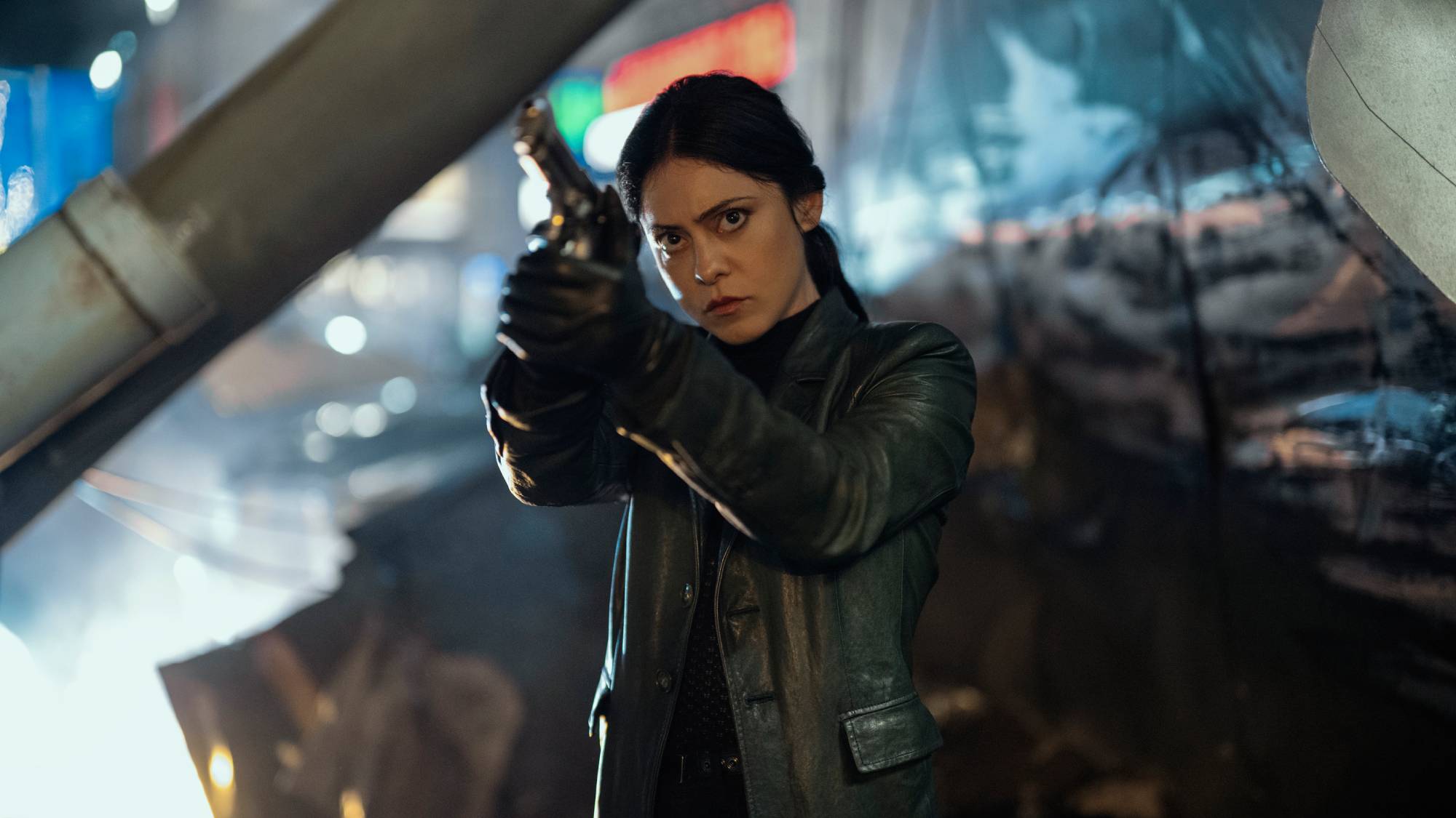 Rosa Salazar as Zen in &quot;Play Dirty&quot; on Prime Video