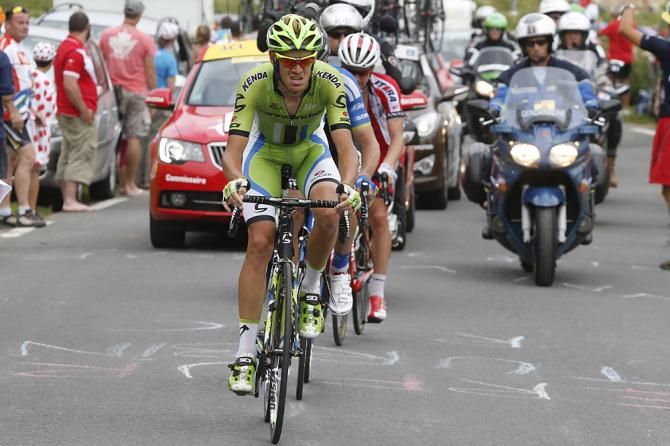 Alessandro De Marchi (Cannondale) on the breakaway, yet again