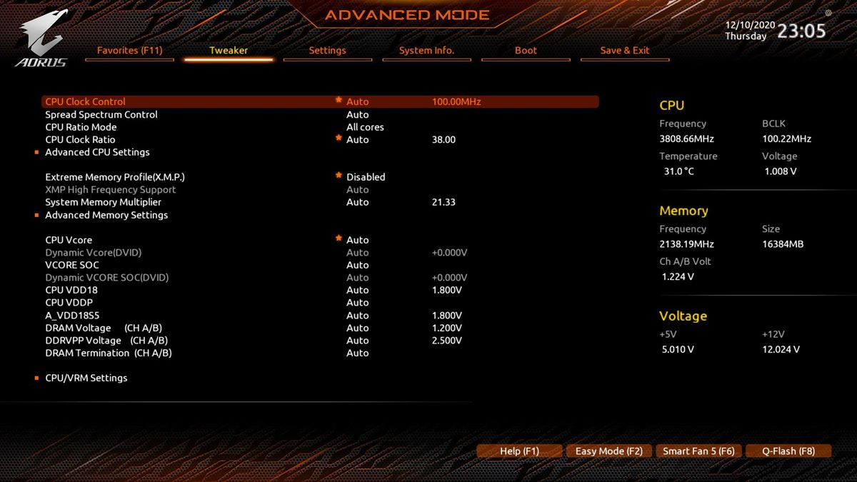 Gigabyte B550M Aorus Pro