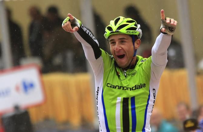 Just how happy is Daniele Ratto (Cannondale) after his first Grand Tour stage victory?