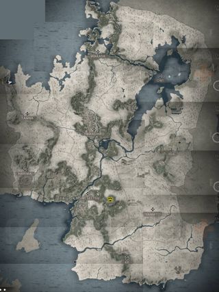 Assassin's Creed Shadows map of japan