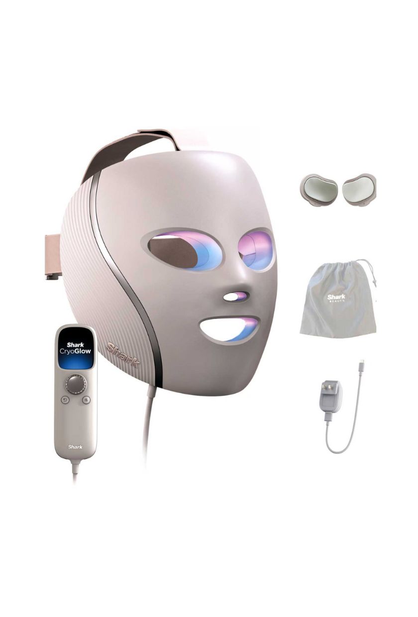 Shark, Cryoglow Under-Eye Cooling &amp;amp; LED Anti-Ageing &amp;amp; Blemish Repair Mask in Pink