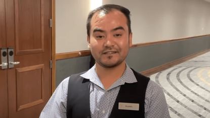 Mustafa, an employee at the Sheraton Downtown Phoenix.