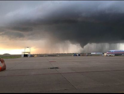 A tornado near Tulsa, Oklahoma.