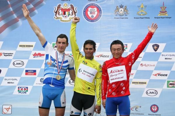 Hariff Salleh (Terengganu Cycling Team) leads overall.