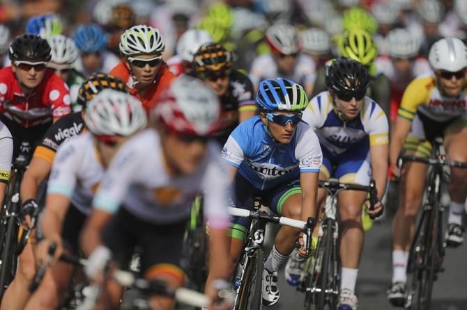 The current race leader stayed near the front to keep out of trouble