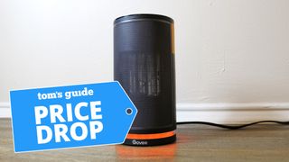 GoveeLife Smart Indoor Space Heater shown on floor