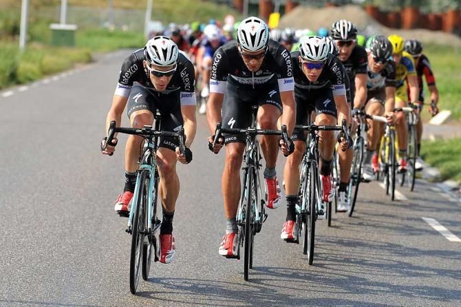 Omega Pharma-Quickstep on the front