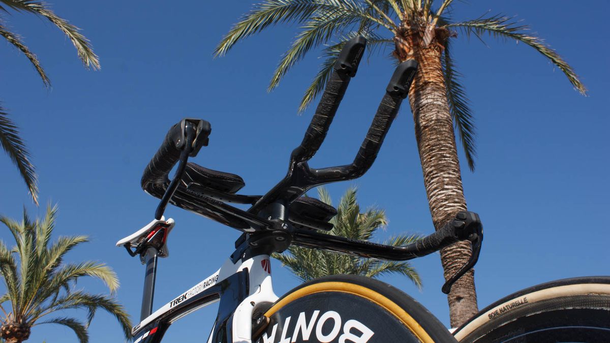 The Speed Concept has smart looking wishbone-style aero extensions. Of course, that means the width is fixed (Matthew Allen / Immediate Media)