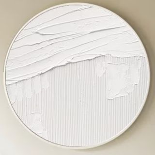 white textured art from etsy