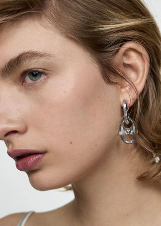 Combined Link Earrings - Women