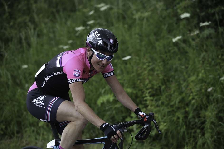 Sarah Storey enjoying her time out front