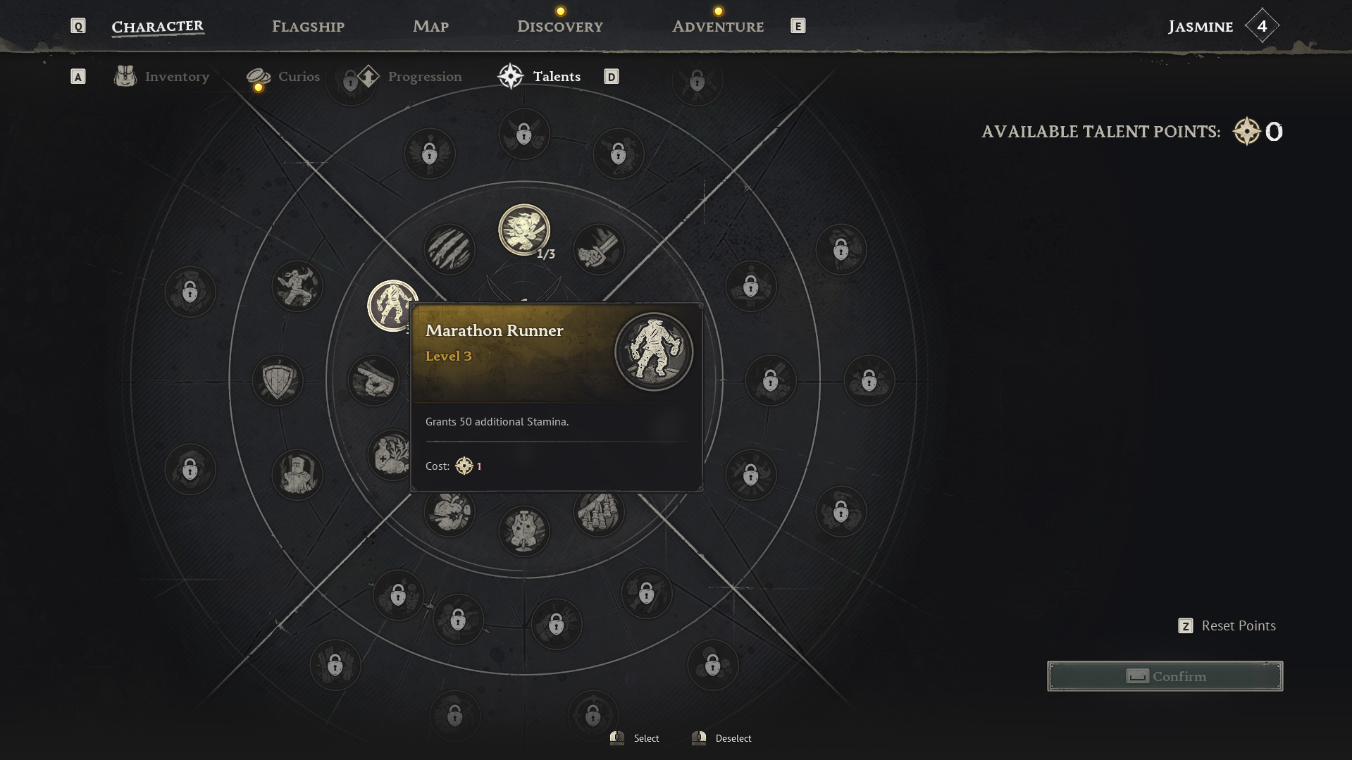 Choosing talents for the best Windrose build