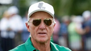 Greg Norman during the Team Championship at Trump National Doral