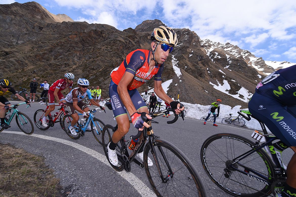 Vincenzo Nibali at the Giro d'Italia