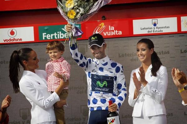 Alejandro Valverde (Movistar) leads the mountains competition.