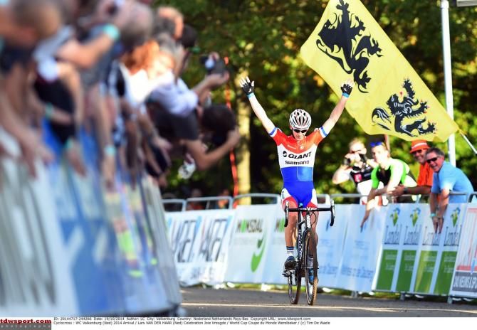 Lars van der Haar (Giant-Shimano) came home alone