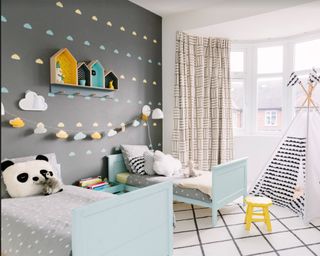 Dividing bedroom for boy store and girl