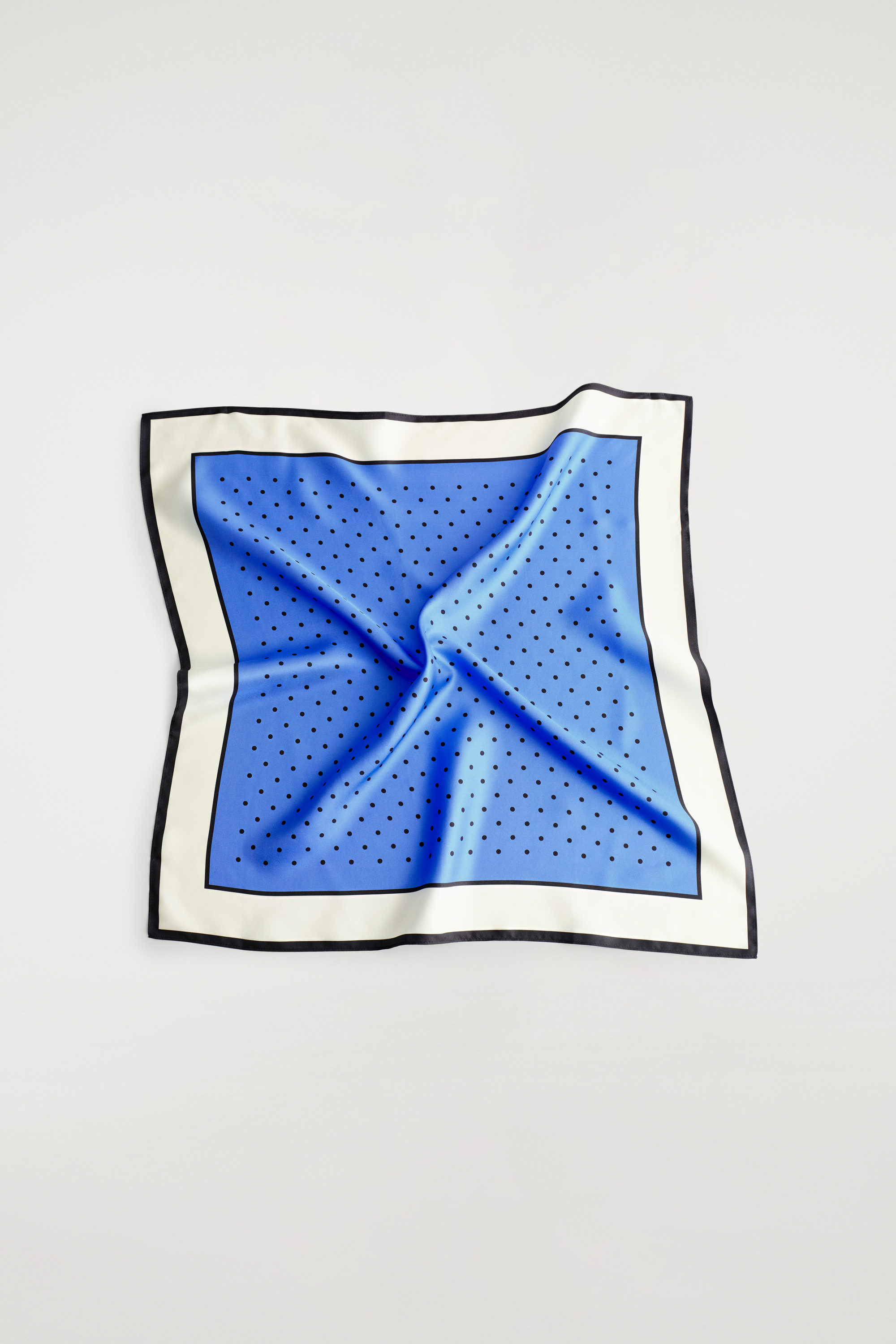 Polka-Dot Silk Scarf