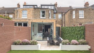 Victorian terraced house with single storey extension and loft conversion