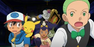Ash with his new companions running in Pokemon: Black/White.