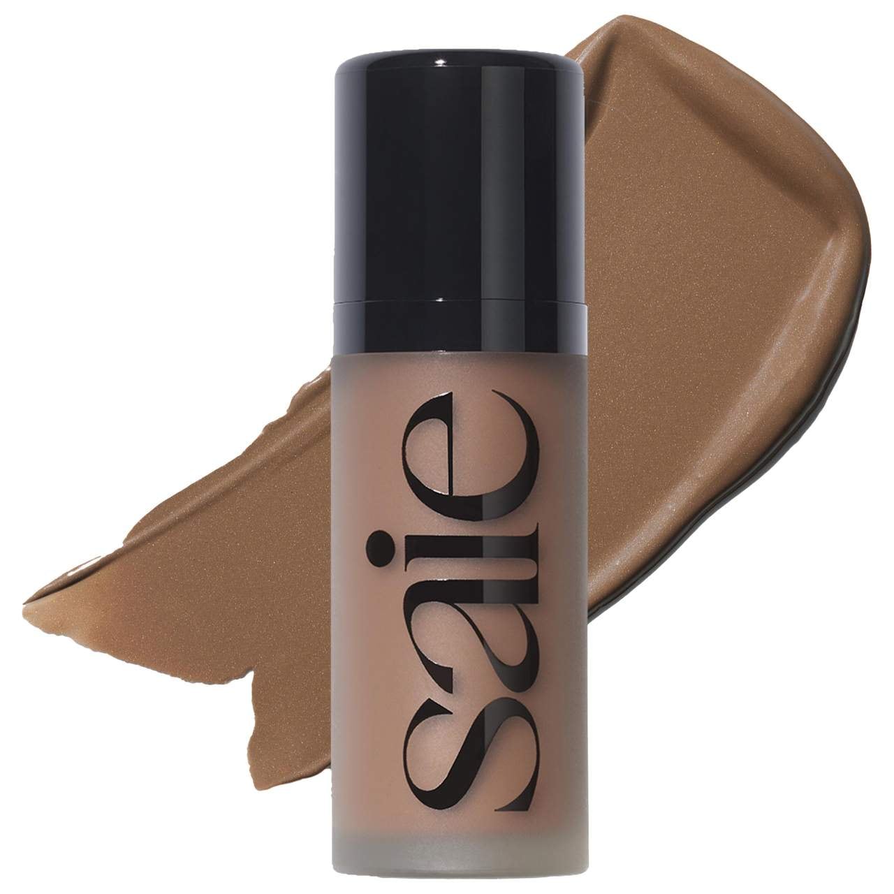 Exposed copper soft focus engraved liquid bronze