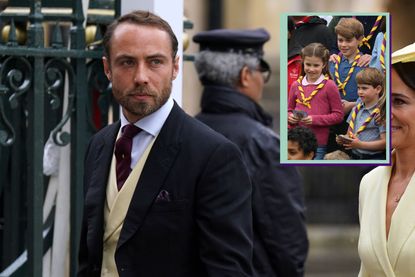James Middleton main image and drop in of Prince George, Princess Charlotte and Prince Louis