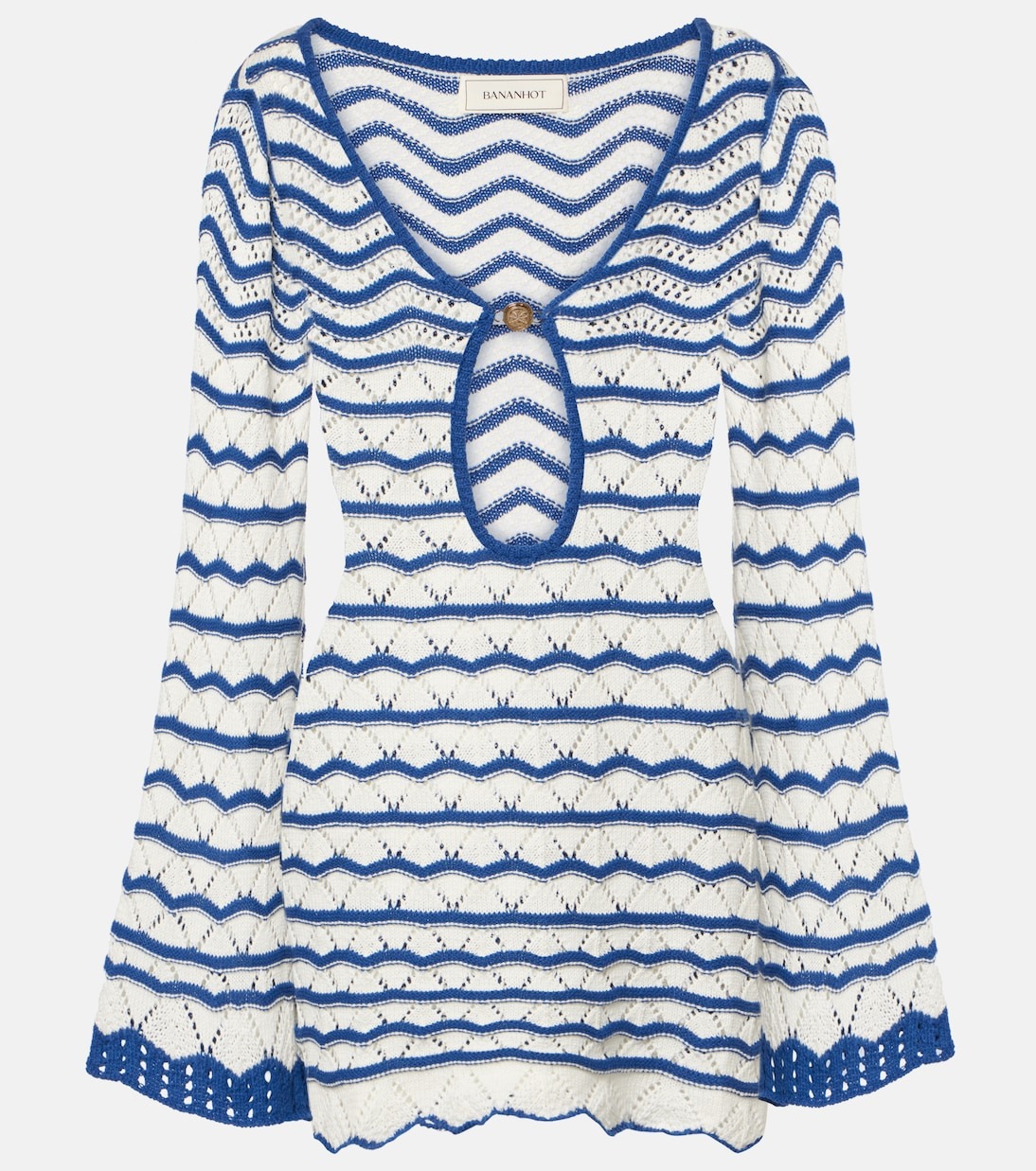 Bananhot, Rey striped crochet beach dress