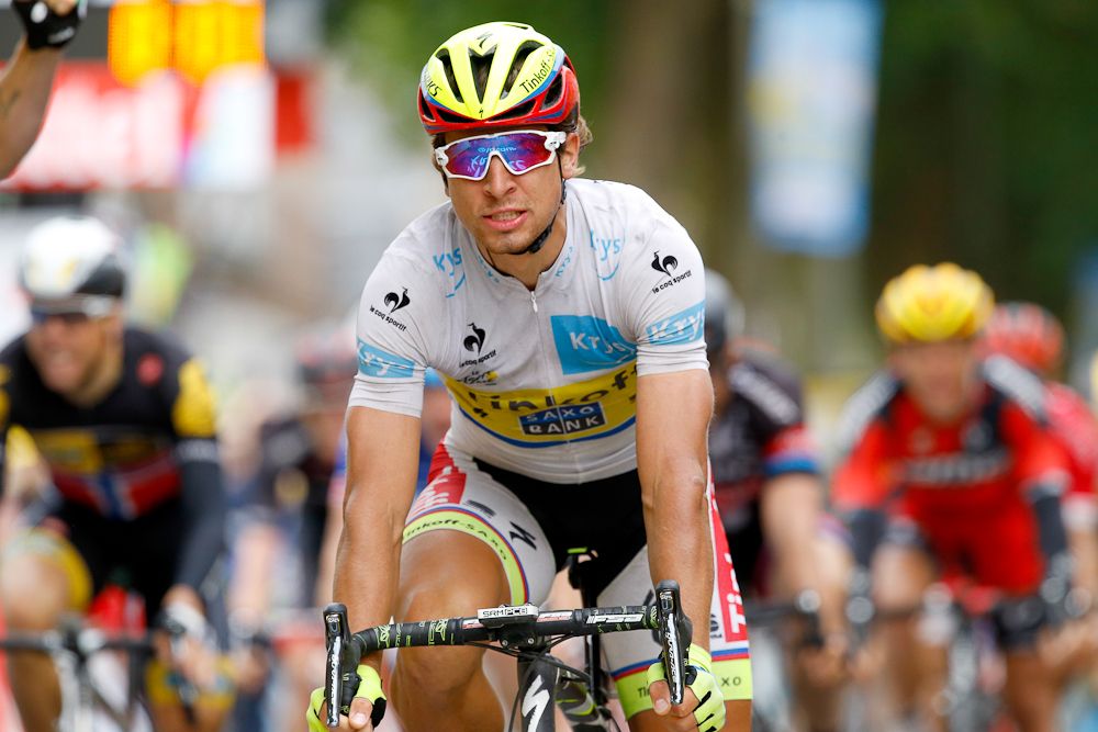 Peter Sagan finished second during stage 5.