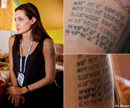 Angelina Jolie's new tattoo